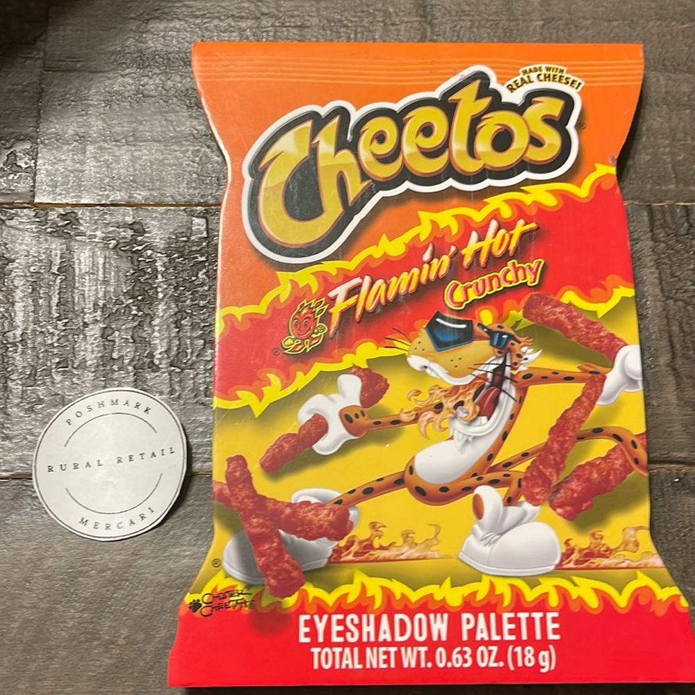 Cheetos Flamin Hot Crunchy Eyeshadow Palette
